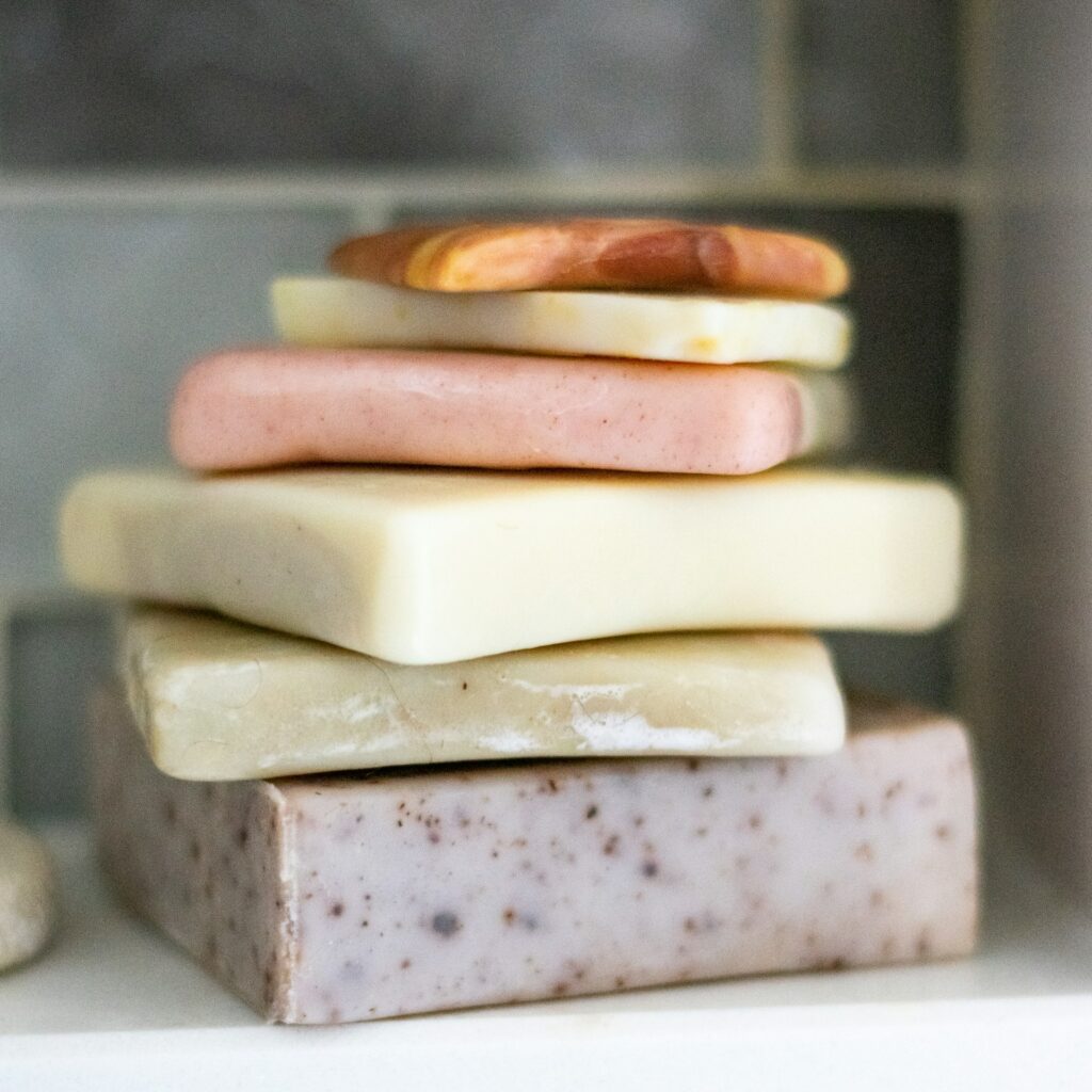 pains de savon pour le corps